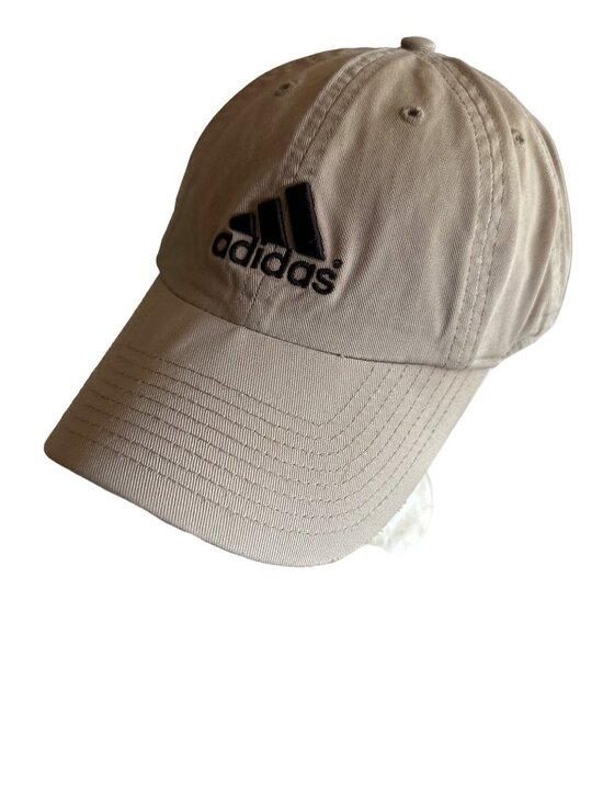 Adidas Khaki Beige Hat Cap Adjustable - Picture 1 of 4
